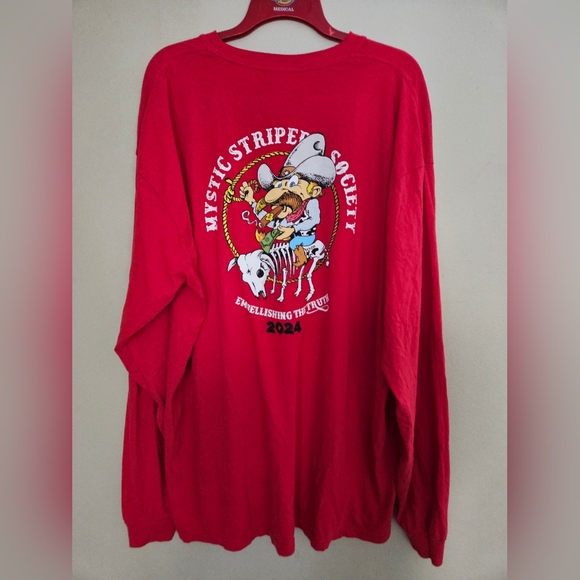 Mystic Striper Cowboy Long Sleeve Tshirt 2XL - Picture 1 of 5